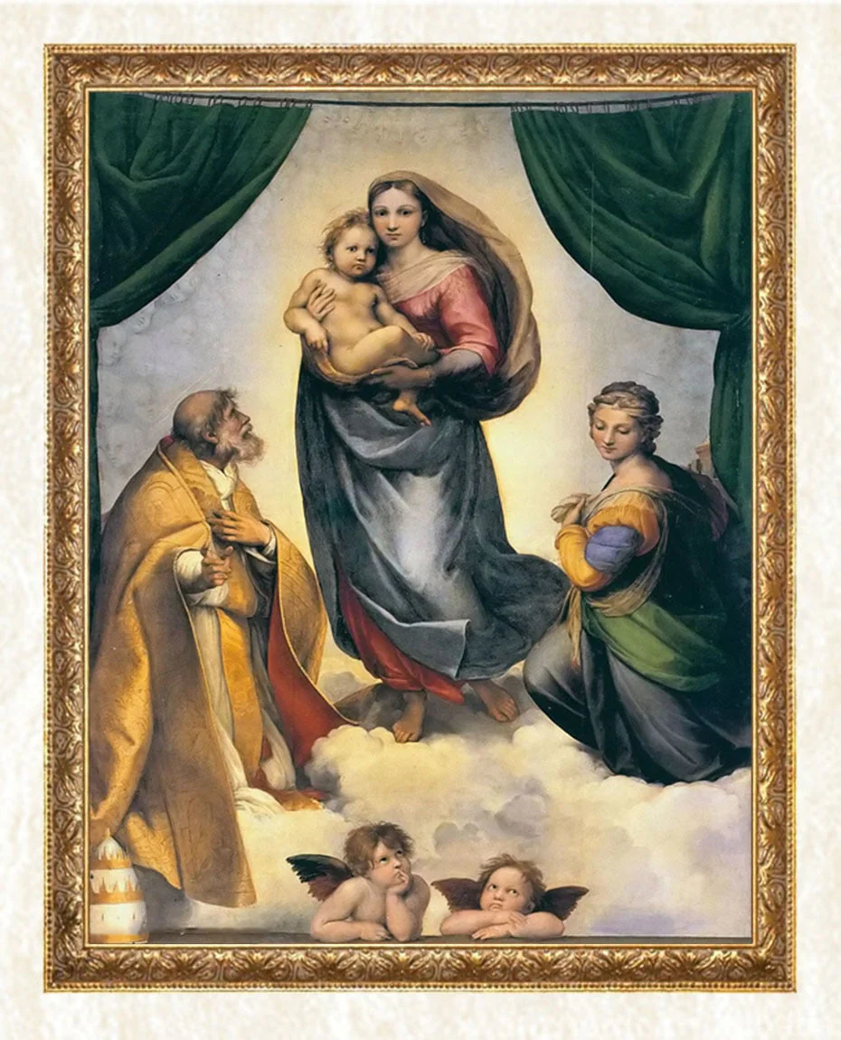 The Sistine Madonna - Raphael - Image 3