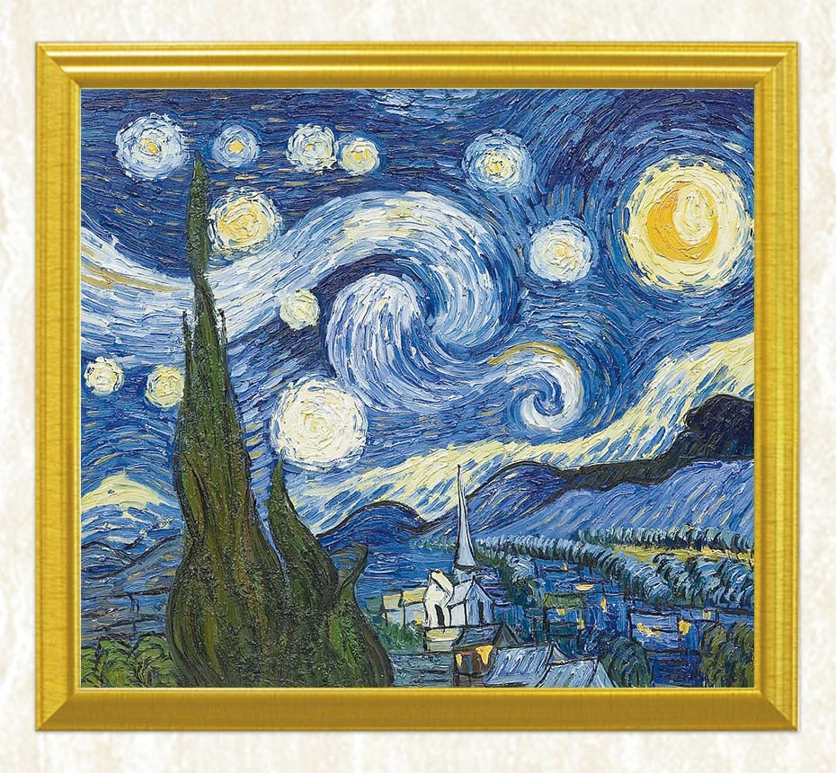 The Starry Night - Vincent Van Gogh - Image 3