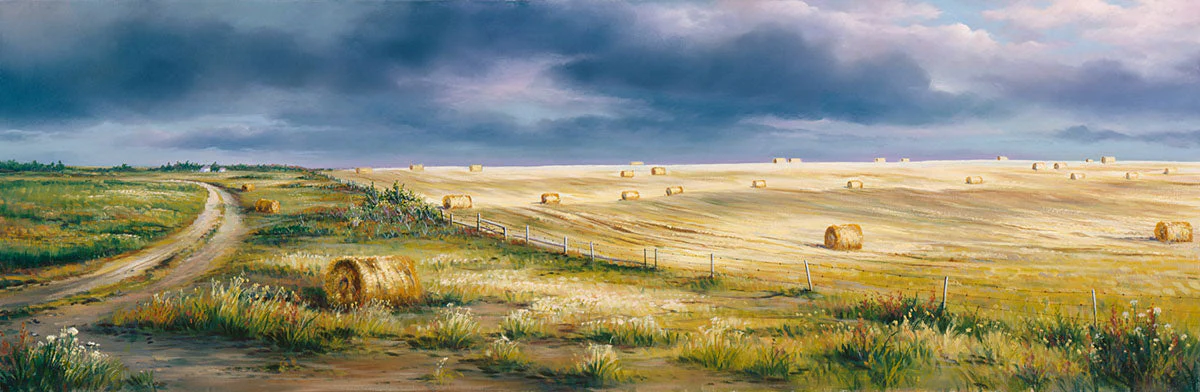 Through The Mowing Fields - Art by Jonn Einerssen