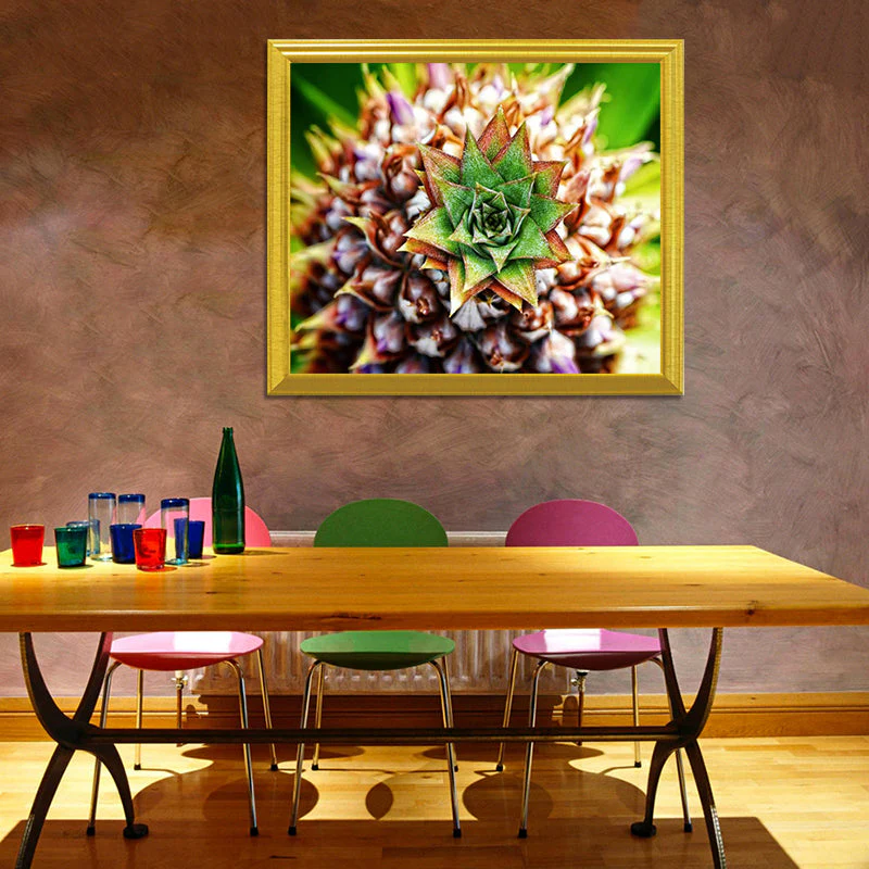Tropical Pineapple Art DIY Painting - Image 2