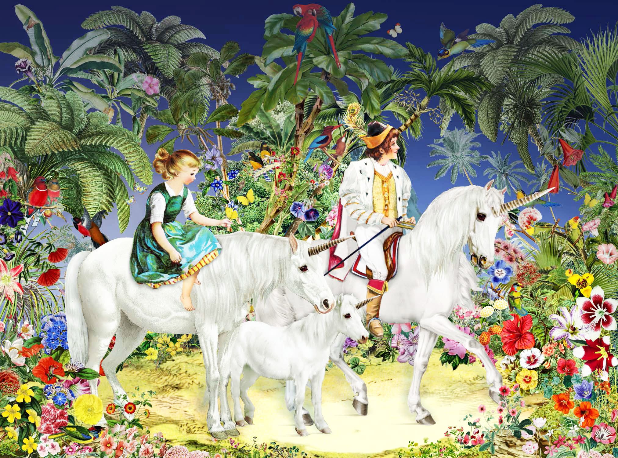 Unicorns and Riders - Art by Barbara Behr