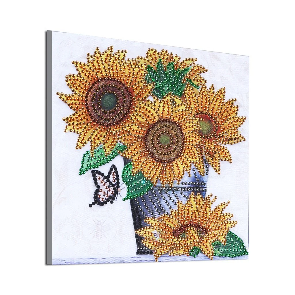 Vase of Sunflowers - Special Diamond Painting - Image 4