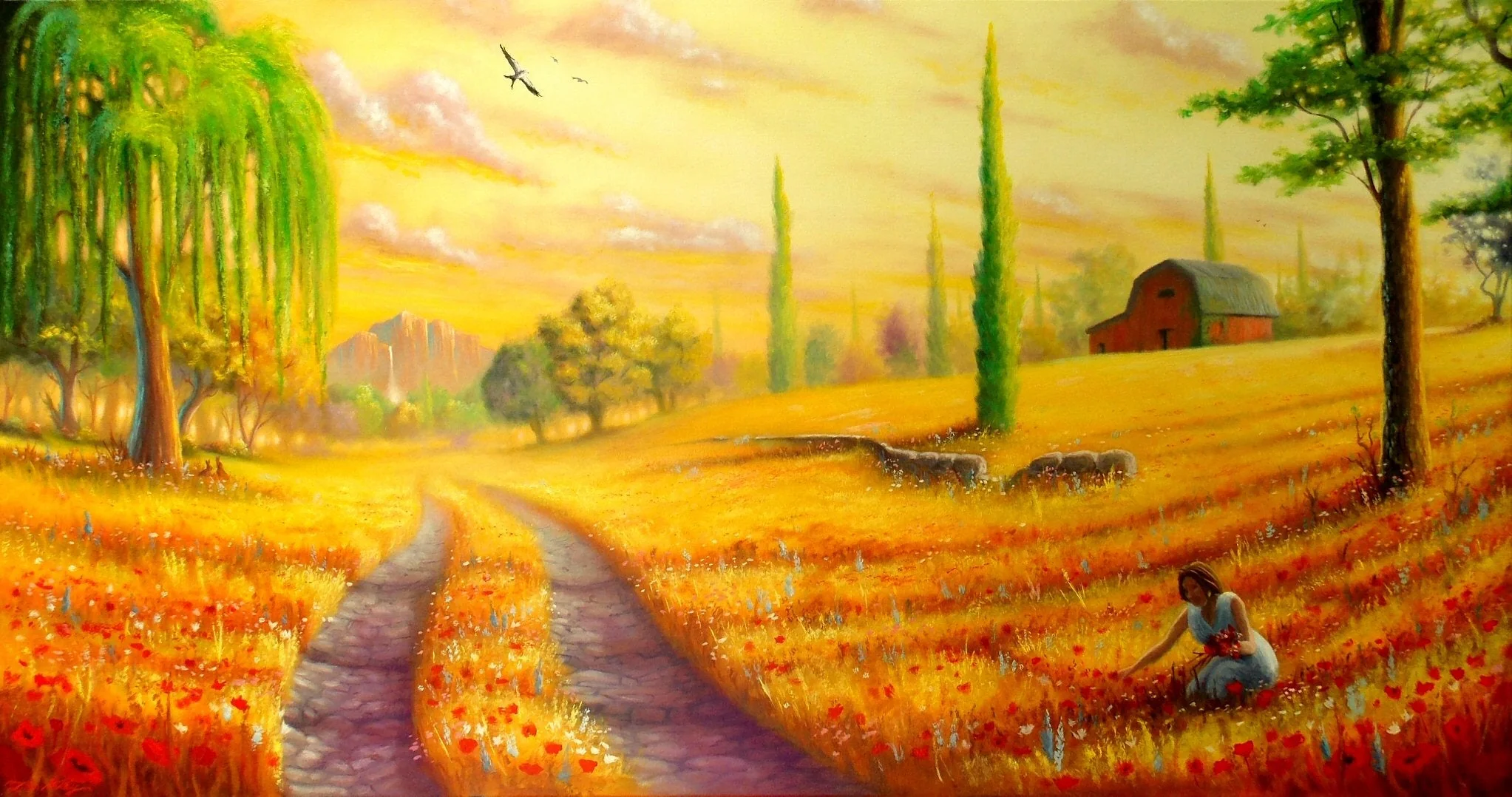 Wild Flower Bliss - Art by Liam Kelly