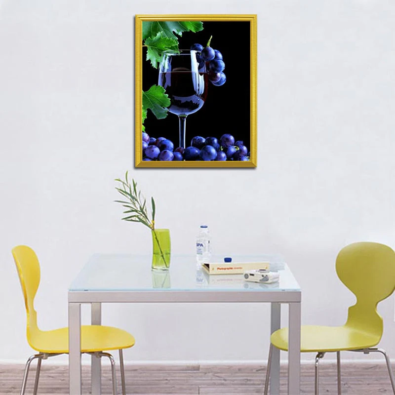 Wine Glass Diamond Painting Kit - Image 2