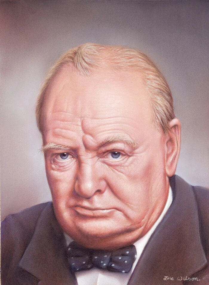 Winston Leonard Spencer Churchill - Art by Eric Wilson