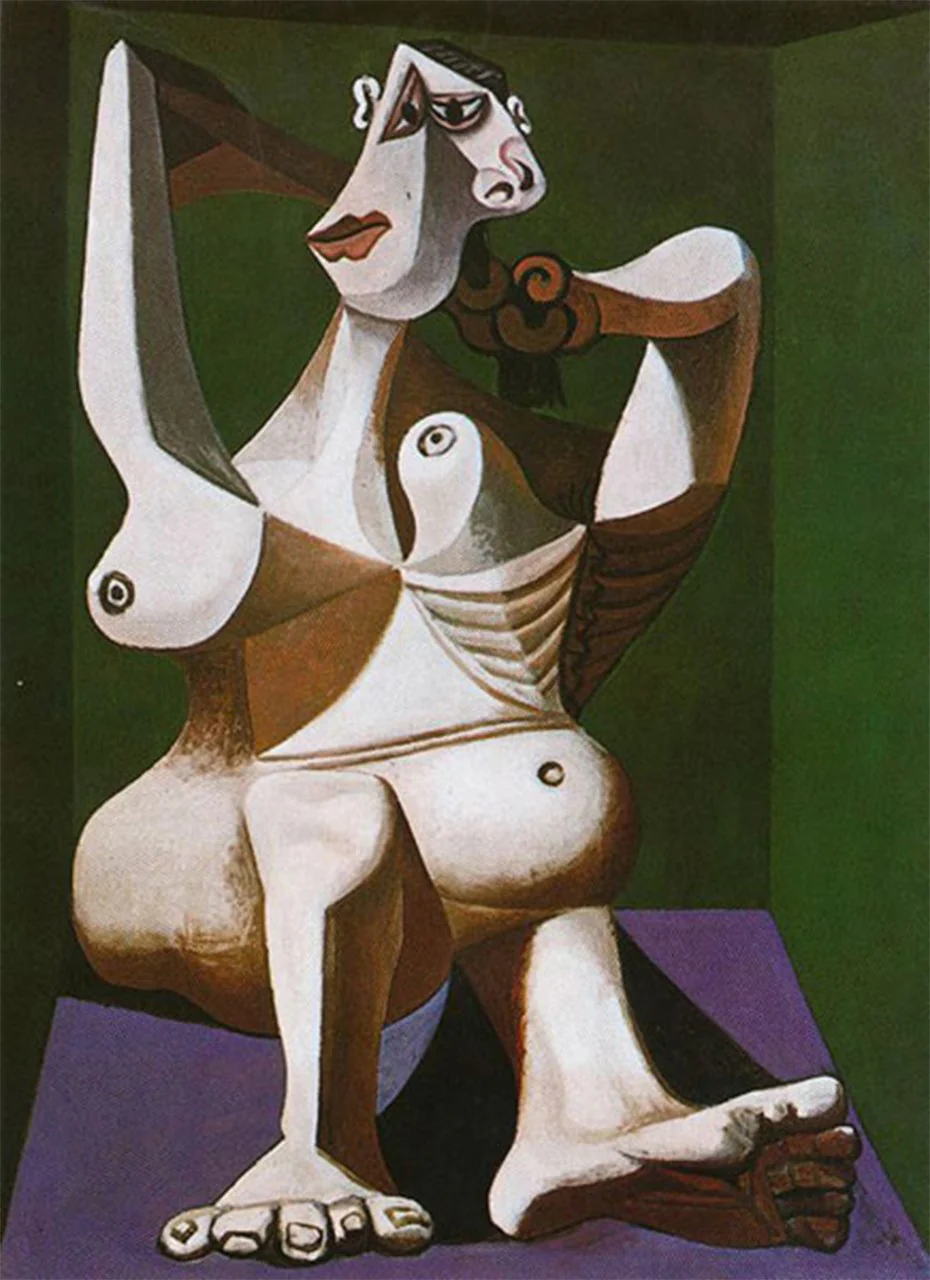 Woman Styling her Hair - Pablo Picasso