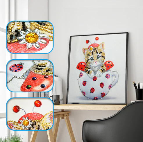 Yellow Kitten - Special Diamond Painting