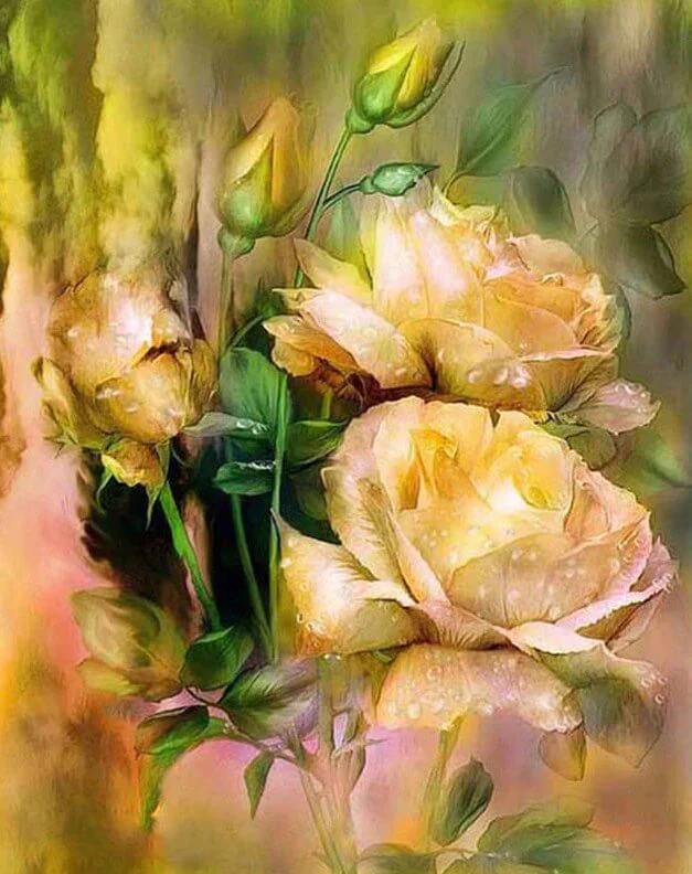 Yellow Roses Diamond Painting Kit