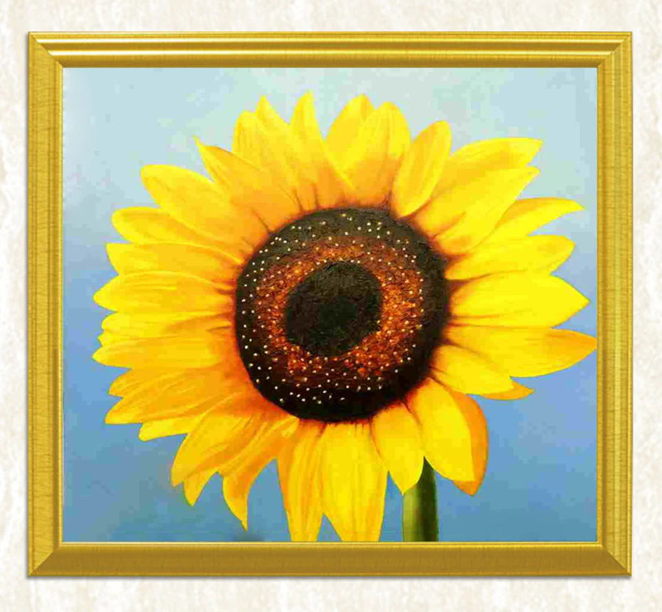 Yellow Sunflower Diamond Painting - Image 3